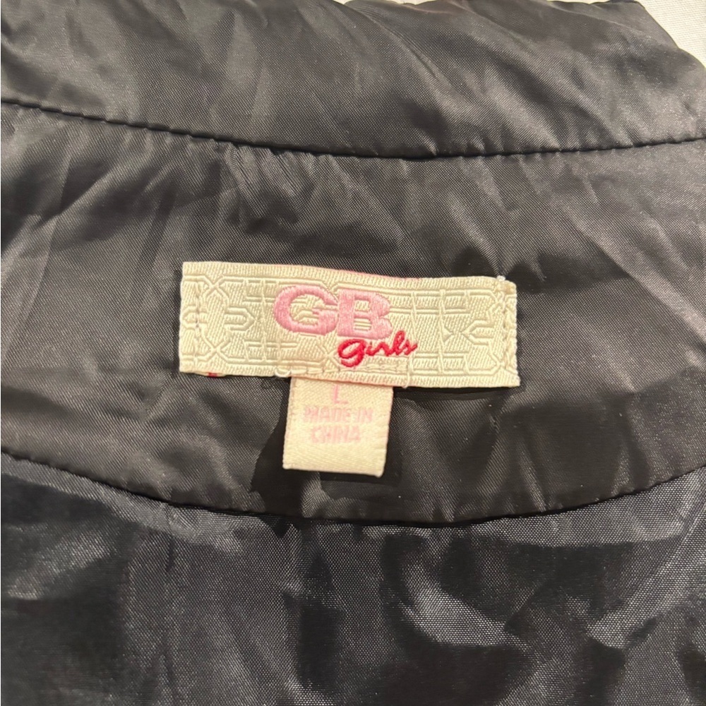 GB Girls Black and White Striped Vest - Picture 6 of 8